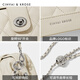 
CinvaiKrose official website small c/k bag women's bag 2025 new diamond bag chain box crossbody bag light luxury shoulder bag beige white