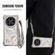 Zhisong gold butterfly mobile phone case cross-body lanyard suitable for vivox200ultra four corner anti-fall x200s super good-looking electroplated four corner lanyard-ZQY12035 vivoX100S