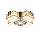 New Chinese style ceiling light living room main light Chinese style atmospheric simple modern whole house package study dining room bedroom light 1W 7009-Span 86CM