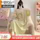 Camisón modal de gran tamaño para mujeres en verano algodón puro gran tamaño 200 Jin [Jin equivale a 0.5 kg] lindo pijama de dibujos animados se puede usar con faldas largas sueltas S1369# Blue Bear Big Camise de camisa 2xl (recomendado 90-150 Jin [Jin equivale a 0.5 kg])))
