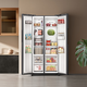 Xiaomi (MI) Mijia Refrigerator 530L double-opening two-door household refrigerator with large capacity, dual frequency conversion level 1, air-cooled, frost-free, silver ion antibacterial and odorless BCD-530WKMP Mijia Refrigerator 530L antibacterial and odorless