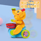 Shantoulin Village Children's Toys 0-1-year-old 2-3 boys and girls babies 6 music three electric ball blowing elephant floating ball gifts drum blowing ball elephant-yellow charging version charger
