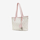 Best 2025 Automne New Style Shopping Mall Sac fourre-tout à la mode sac à épaule de banlieue Femme TY045CX5 BEIGE / PINK F