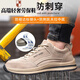 Delta haut de gamme Luxur Luxur Luxur Luxe Anti-Smash et Anti-Puncture Labour Protection Chaussures pour les hommes de sécurité en caoutchouc à usure de l'usure pour les hommes pour les chaussures de protection du travail d'été Couleur: 687 kaki; Taille: 40
