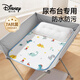 Disney's urine separator pads and diaper table special baby waterproof and breathable washable baby overnight mat urine pad Class A fabric [Cute Dinosaur + Ocean World]-7A upgraded model 70x80cm