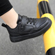 Ouxianyu Boys' Shoes Black Leather Shoes 2025 Autumn and Winter Children's Casual Performance Shoes for Big Boys and Primary School Students Sports Shoes 790 Black (Standard Code) 36