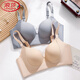 Ropa interior de la marca Langsha para mujeres con senos grandes que muestran pechos pequeños evitan un sujetador de sujetador anti-extendido de tamaño grande de tamaño flacor