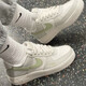 Nike (Nike) Chaussures décontractées Chaussures pour femmes 2025 Summer New Sports Chaussures AF1 Air Force No. 1 Chaussures basse IB3881-001 IB3881-001 Phantom Grey / Light Military Green 38
