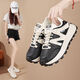Chaussures Qisa pour femmes en été à la mode d'été, course de chaussures décontractées, Nouvelles chaussures blanches confortables et respirantes arbore les chaussures de papa non glissantes RF-6628 beige 38