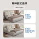 
Dudumeijia simple multifunctional leather bed multifunctional massage bed master bedroom 2m 1.8m leather art bed bedroom wedding bed large bed 9923
