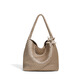 CITICITY Bag Women's Bag High-end Luxury Woven Bag 2025 New Tote Bag Large Capacity Versatile Commuter Shoulder Bag Champagne Color (Exquisite Gift Box)