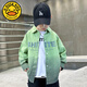 G.duck boys' shirt long-sleeved spring and autumn 2026 new big children's gradient boys' spring children's spring shirt jacket green (upgraded) 170 cm