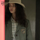 Teenie Weenie [Linse] Bear Women's 2025 Automne Nouveau Old Style Casual Suit mince veste Light Military Green M