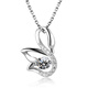 Nilan Fat Donglai same style pt950 platinum set chain PT950 necklace birthday gift 18 necklace versatile jewelry diamond ingot chain + swan pendant