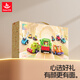 Huile Toys children's toy car gift box baby engineering vehicle bulldozer excavator boy toy car 1-3 years old gift