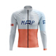 MAAP autumn cycling clothing men's long-sleeved tops bicycle sportswear road bike outdoor breathable quick-drying shirt MAAP orange gray L