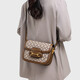 Anysmic Bag Damenbeutel leichte Luxus große Marke High-End-Marke Frauenbeutel 2025 Neue Satteltasche Crossbody-Umhängetasche Frauen Kaffee Farbe