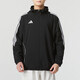 Adidas костюм мужская мода с тремя полосами спортивная одежда для спортивной одежды с капюшонами модные брюки для повседневных брюк с двумя частями/IM8806+IB5012 M