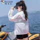
Woodpecker light sunscreen clothes for women Korean style loose white simple fashionable sunscreen jacket 2025 summer new style white thin thin M 100Jin [Jin equals 0.5 kg]