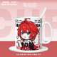 Howang De Mingchao Surrounding Water Cup Verina Anke Bloomer Creative Ceramic Mug Drinking Water Cup Milk Cup Coffee Cup [White Handle] DR1049 Exquisite Mug [Single Cup + Spoon + Coaster]