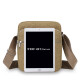 Shoulder bag men's crossbody bag backpack casual canvas bag Korean style fashion casual vertical commuter postman bag men's bag khaki ZQ2557