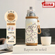 USAQI Water Cup Thermos Cup Jiyikawa Étudiant féminin Femelle Partable Thé Partable Portable en acier inoxydable Double Blinve BXAH10975 Jiyikawa 1ml 500 ml-rose blanc