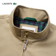 LACOSTE French crocodile men's business casual old money style stand collar zipper jacket Harrington jacket | BH1172 CB8/Camel M 50