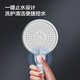 JOMOO ABS plastic shower head 4 points high temperature resistant and non-fading 3-speed boosted one-touch water stop boosted single shower head-S255014-2B01-1
