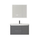 
Jiumu; JOMOO's best selling smart space aluminum bathroom cabinet bathroom ceramic integrated basin sink bathroom washbasin cabinet washbasin 1047 ceramic basin + arc mirror cabinet