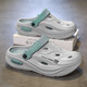 
Sports hole shoes men's summer 2025 new style teenagers outdoor beach fishing anti-slip wear-resistant men's slippers gray 42-43