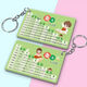 Beizu Nine-Nine Multiplication and Division Medal Table Keychain Pendant for Primary School Second Grade 99 Oral Mathematics Pinyin Yalek Pendant [99 Multiplication Medal Pendant] With Chinese Medal 9*5.4cm
