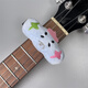 
Sijie brand Rongdetang cute little animal cartoon folk songs tone clip electric guitar ukulele voice clip tuner green