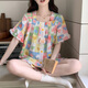 
Apocalypse 2025 pajamas for women in summer cloud cotton with chest pad short sleeve sweet love can be worn outside home clothing set 15265 Chef Dog Fixed Chef Pad M