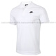 Nike (Nike) Camiseta de polo camiseta 2025 Nuevo para hombres Avestibles entrenamiento Fitness Cycling White Stand Collar Camiseta Mangas cortas FN3895-063 S Recomendado 100-120Jin [Jin equivale a 0.5 kg]