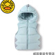 G.Duckkids Boy Down Vest Enfants avec des filles de chapeau épaissis vestige d'automne et d'hiver Nouvelle veste pour enfants bébé Down Horse Clip Orange 110