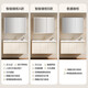 
Hengjie bathroom cabinet modern style ceramic integrated basin beauty mirror cabinet set washbasin combination large storage storage 6189 [mirror cabinet model] 6189-80cm