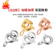 LNGA Landgre925 Collar de perla Plata Conexión Hebilla Pulsera Silver Silver Hebilla Hebilla Qq Lobera de langosta Cabeza YS695 Silver Hebilla QQ de 6 mm