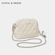 
CinvaiKrose official website small c/k bag women's bag 2025 new diamond bag chain box crossbody bag light luxury shoulder bag beige white