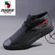 Région de la région occidentale Camel (Vancamel) Chaussures en toile hautes Chaussures à la mode pour hommes Chaussures pour hommes polyvalents chaussures de chaussures décontractées respirantes 2024 Spring New Style Gris foncé (surface en cuir) 9892 41