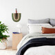 Clceyroomology África Importada Ghana tejido a mano Ventilador tejido de paja Ins Color Ventilador decorativo BGF-12119