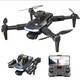 Xiaomi Youpin 2025 new drone children's high-definition aerial photography of primary school students' entry-level aircraft obstacle avoidance remote control gray GPS version brushless motor + GPS one set of batteries