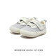 YEEHOO shopping mall same style children's pre-step shoes, baby toddler socks, boys' and girls' shoes, smoke white toddler shoes, suitable for 6-18 months 19, foot length 11.2-11.9/inner length 12
