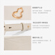 Banpo Decoration's Wish Cloud Bag Small Trompeta, Top Cayer Cow Whide Axila Single Shoulder 2025 Nuevo regalo de bolsas cruzadas de basura, caída de cailmon Brown 728 (pequeño)
