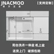 
XMSJ Integrated Basin Artificial Quartz Stone Customized Angle Cutting Basin with Washboard Balcony Sink Machine Basin Non-standard Special-shaped Sink Machine Basin No Rubber Left Basin 13575 Send to Water
