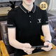 Playboy (Playboy) T-shirt à manches courtes pour hommes 2025 Nouveau été Nouvelle jeune tendance simple Tendance à mi-sonneries