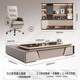 Zhiyi Lifting Boss Desk and Chair Combination Simple Modern Light Luxury Leadership Executive Desk President Manager Office Desk 2.0 Meter Luxurious President Desk + Boss Chair + 2.4 Meter Cabinet