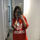 Adidas Clover Мужчины и женщины большой логотип повседневный спорт футболка с коротким рукавом FM9902 FM9903 FM9904 CW1211/BK7175 XS 170/84A