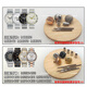 
Watch accessories Mido Berenselli series M3491 M3895 head rod handle tube watch accessories M3895 men's steel color