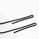 Jiaoxuefei black straight hairpins 100 straight hairpins, side clips for broken hair on the back of the head, bangs clips, hairpin clips