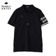 PEARLY GATES Golf Summer Men's PG New Short Sleeve T-Shirt POLO Shirt Casual Fashion Golf Breathable Sports Top Green 053-4260701-141 M